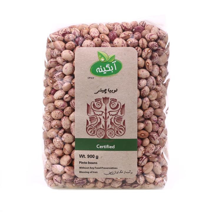 لوبیا چیتی ارگانیک آبگینه 900 گرمی Abgineh Pinto beans 900gr